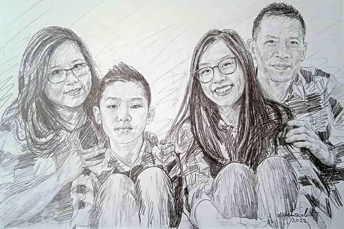 Crteži grafitom na hameru